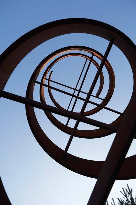 Doppelhelix vertikal betrachtet